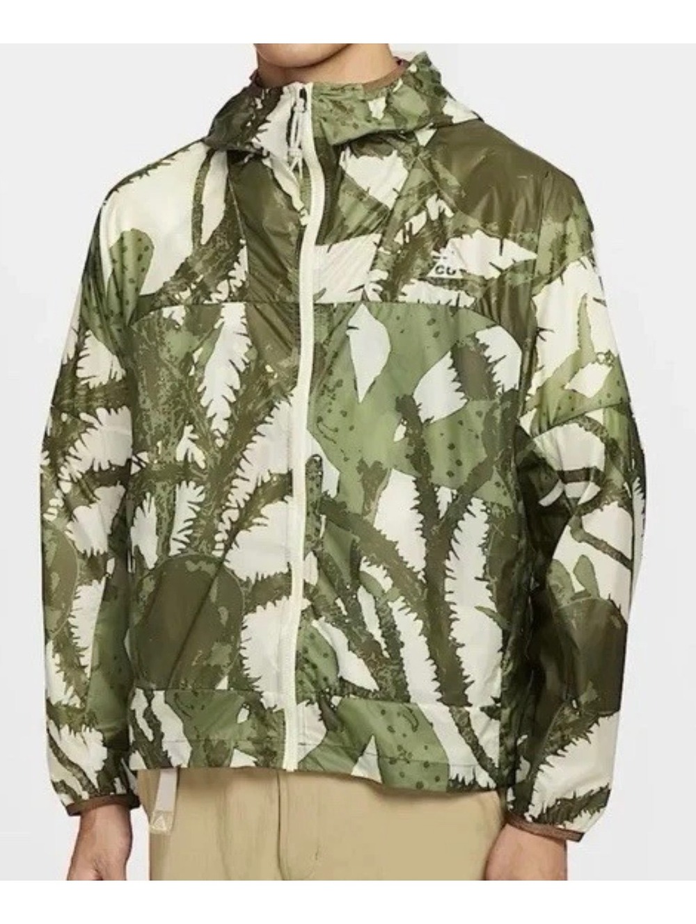 $165 Nike ACG Cinder Cone Windproof Packable Cactus Print Jacket Size Medium